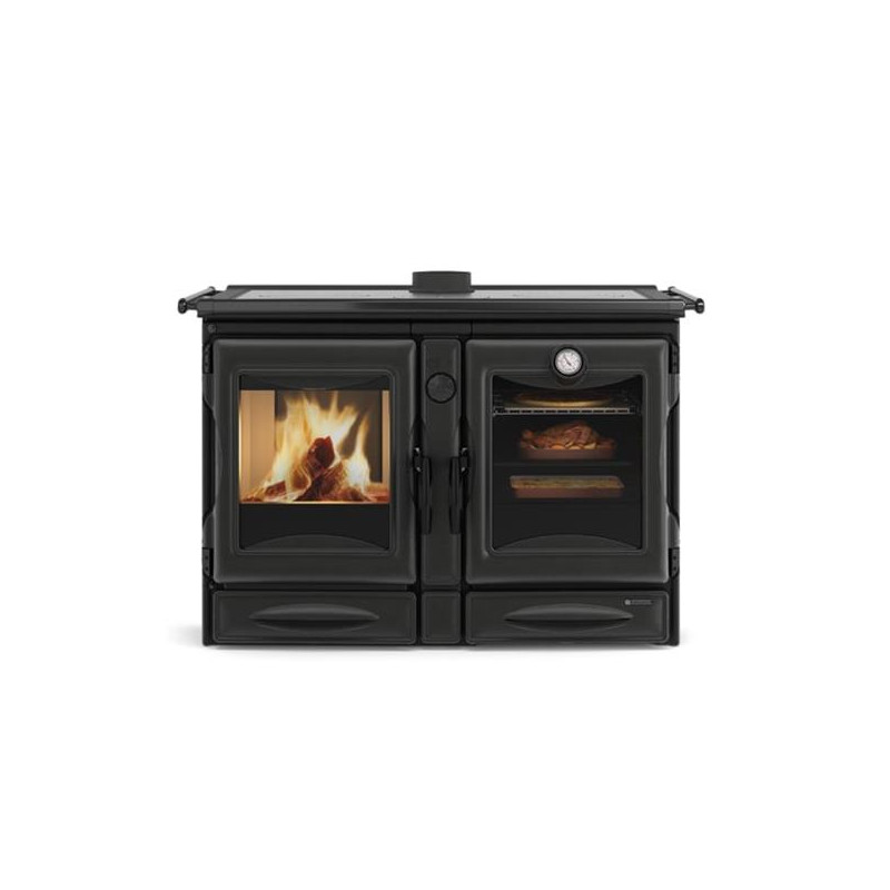 7016050-CUISINIERE A BOIS - ALASKA - NOIRE NORDICA - ALASKANOIRE