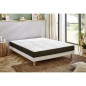 DORMIPUR ensemble matelas mémoire de forme ép. 22 cm et sommier 140x190 cm