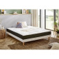 DORMIPUR ensemble matelas mémoire de forme ép. 22 cm et sommier 160x200 cm