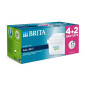 Pack de 4 Cartouches filtres à eau avec 2 gratuits Brita Maxtra Pro All in 1 1053882 Blanc