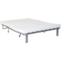 Banquette 2 places BZ DREAM - Tissu 100% Coton noir - Couchage 140x190 cm - L145 x P100 x H90 cm