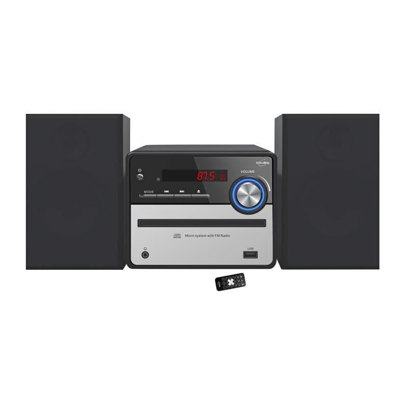 Chaîne Hifi bluetooth 5.0 - INOVALLEY - CH37-BTH - Lecteur CD - 2 x 25W