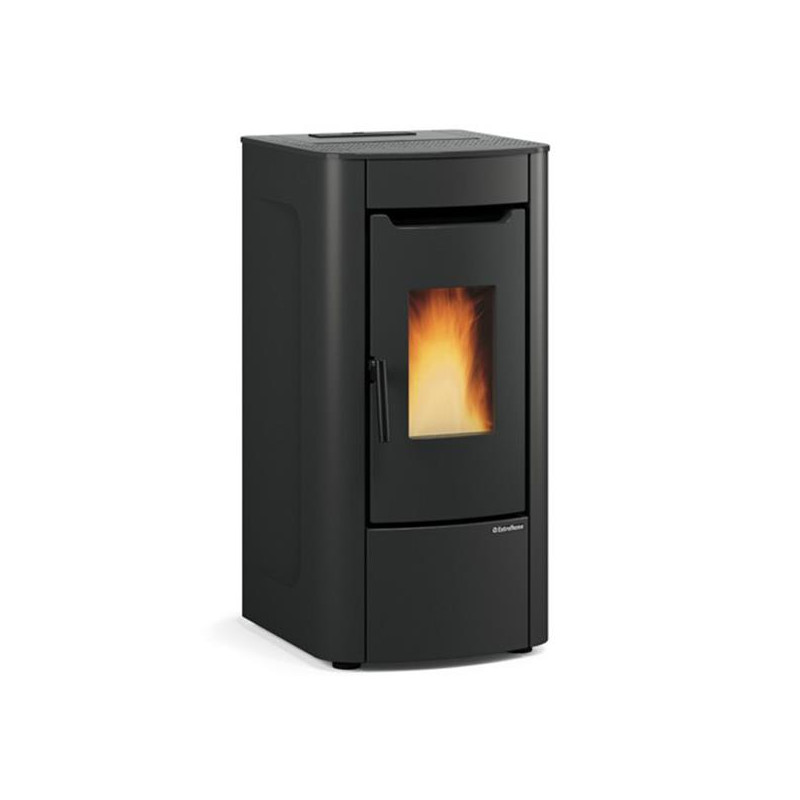 NORDICA EXTRAFLAME 1286702-POELE A GRANULES-7KW-A+-FLAMME VERTE-CSTB-FOYER FONTE-SORTIE AR NORDICA EXTRAFLAME - SABRY5.0NOIR