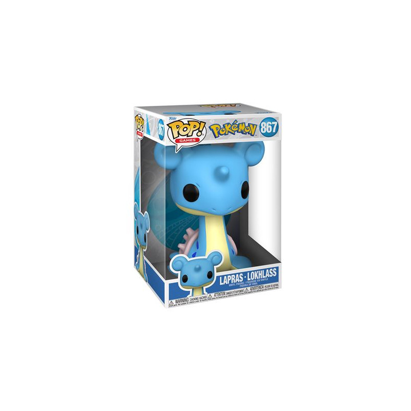 Figurine Funko Pop Jumbo Pokémon Lapras EMEA