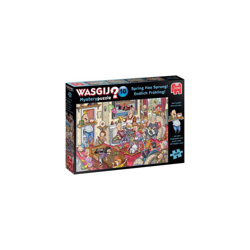 Jumbo Wasgij Mystery 10 Endlich Frühling! 1000 Teile Puzzle (81905)