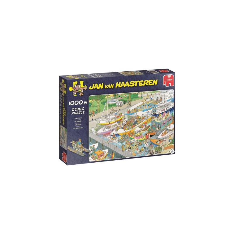 Jumbo Jan van Haasteren Die Schleuse 1000 Teile Puzzle (19067)