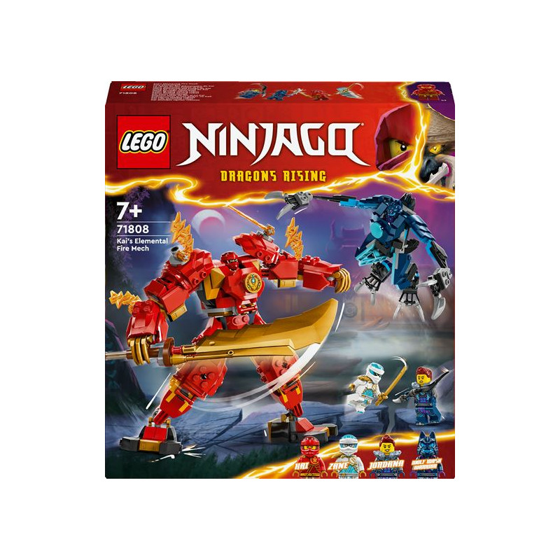 LEGO® NINJAGO® 71808 Le robot élémentaire du feu de Kai