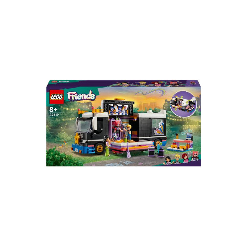 LEGO® Friends 42619 Le tourbus de la star de la pop