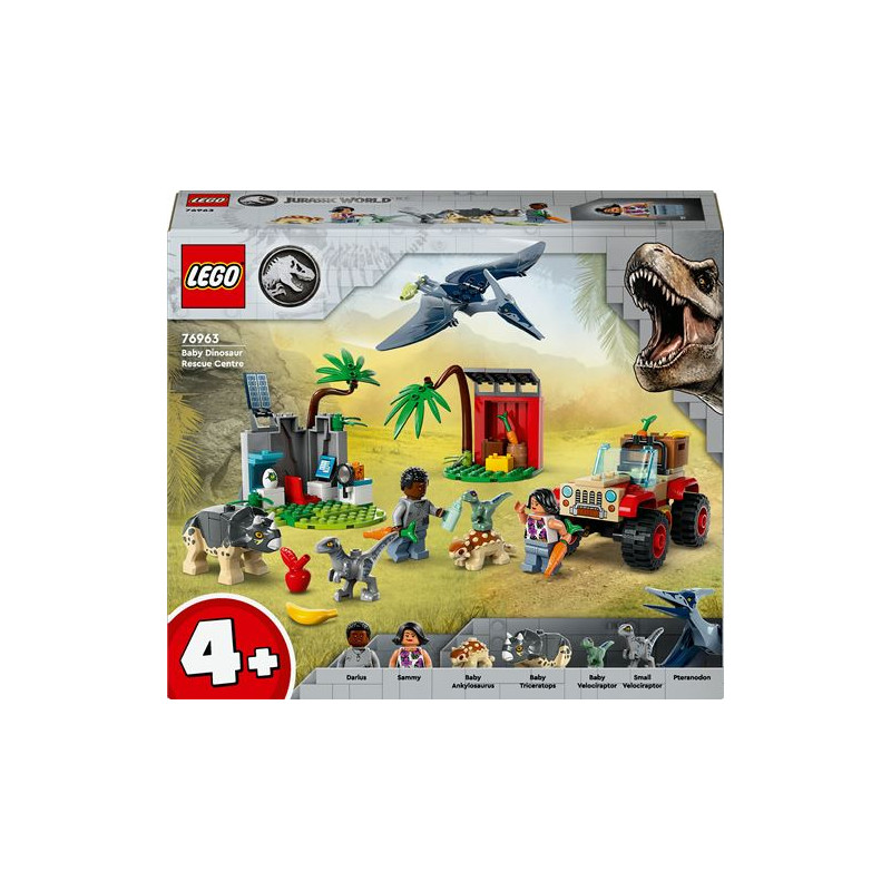 LEGO® Jurassic World 76963 Le centre de sauvetage des bébés dinosaures