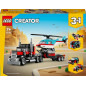 LEGO® Creator 31146 Le camion remorque avec hélicoptère