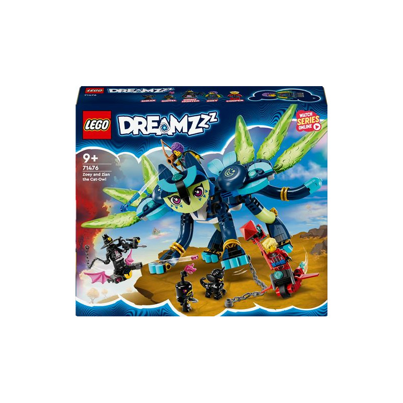 LEGO® DREAMZzz 71476 Zoey et Zian, le chat hibou
