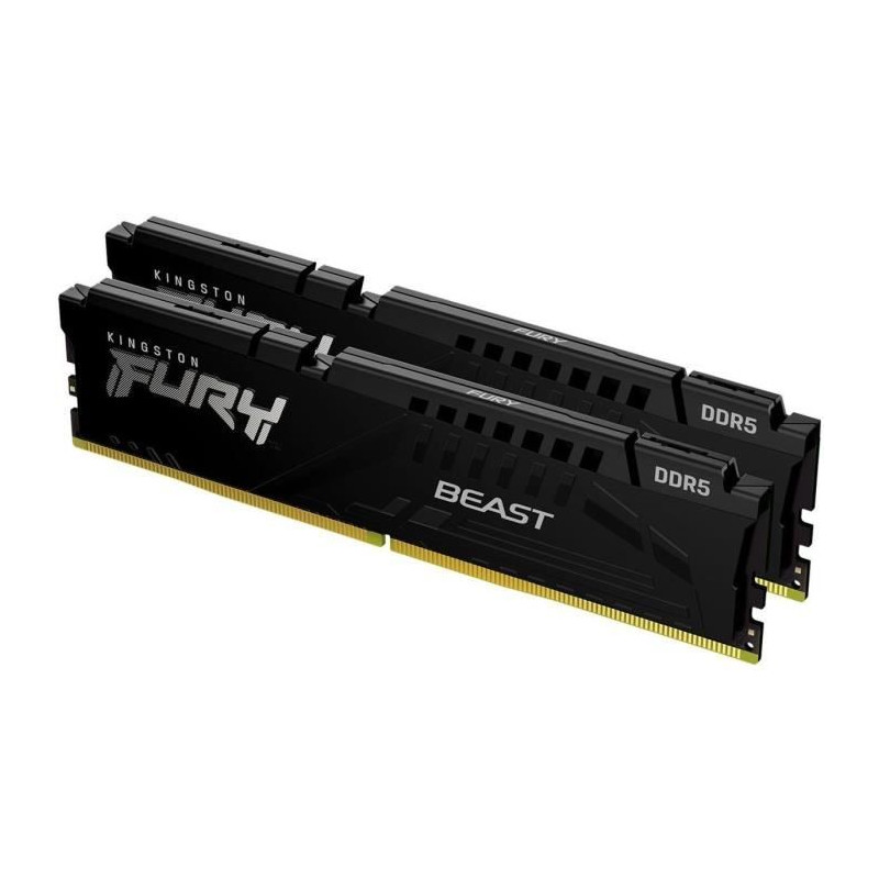 KINGSTON TECHNOLOGY - FURY Beast - Mémoire PC RAM - 32 Go - DIMM DDR5 - 5600 Mhz