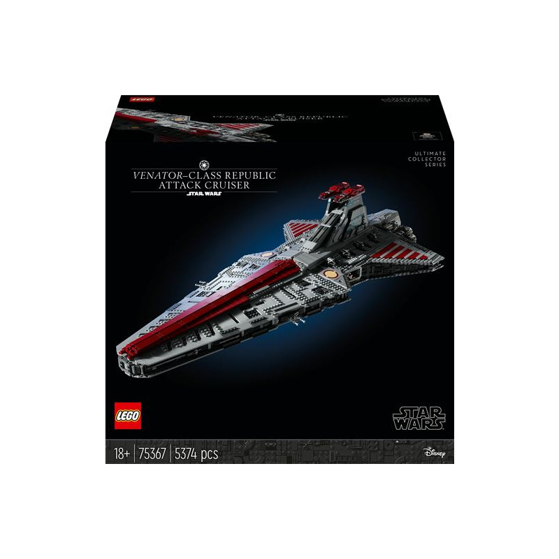 LEGO® Star Wars™ 75367 Le croiseur d’assaut de classe Venator de la République