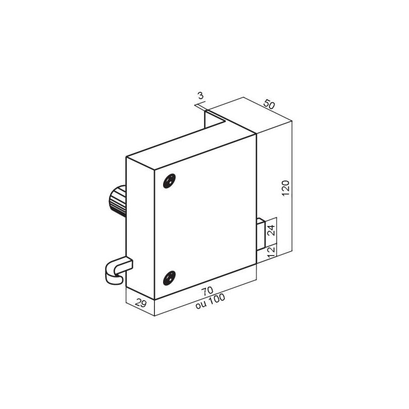 Serrure N° S15 BEUGNOT BE40410000