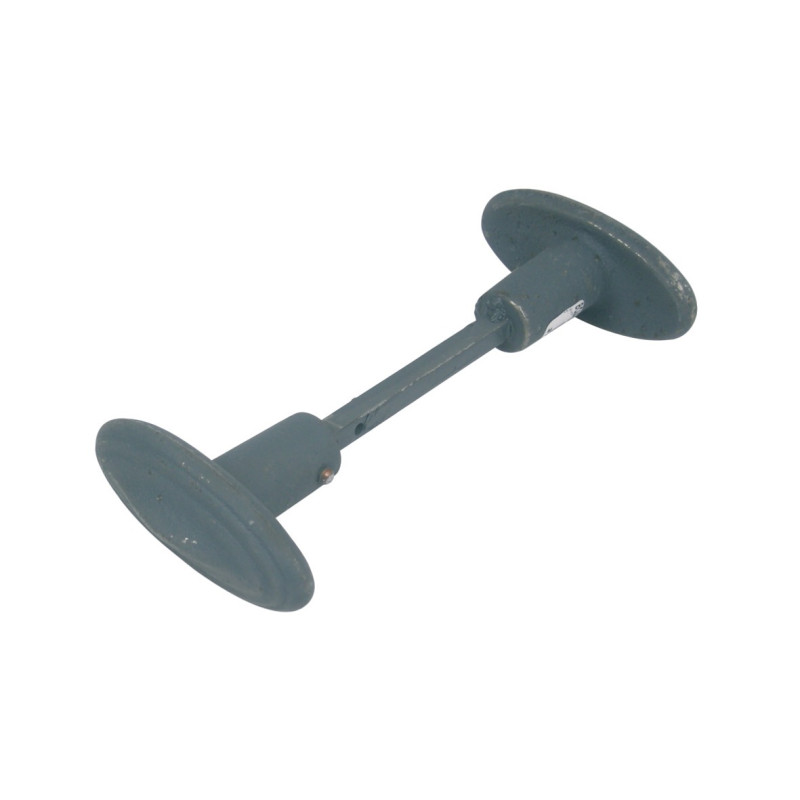 Bouton double Moderne en fonte époxy gris JARDINIER MASSARD J575060