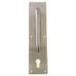 Plaque tirage CLE I inox sur plaque HERACLES B INOX PT902