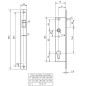 Serrure 1 point coffre 92MTX 980 36 METALUX F198360200