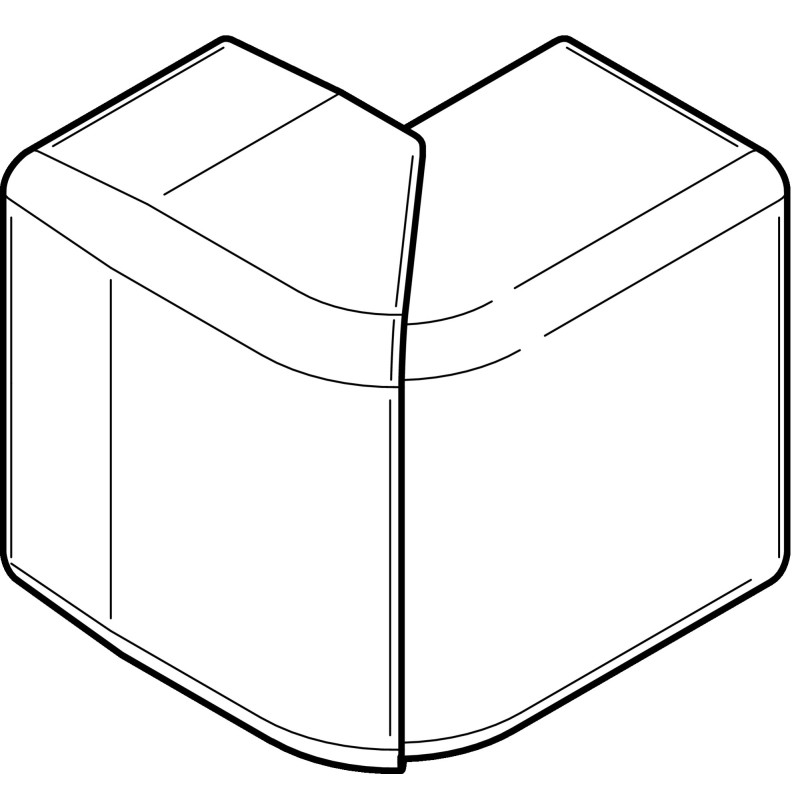 Angle extérieur CLIDI 130X55mm REHAU 6132935