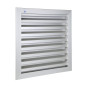 Grille de ventilation 300x300mm aluminium gris RENSON 41133