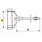 Ferme porte à tige n° 4 max 80 kg IBFM 91004