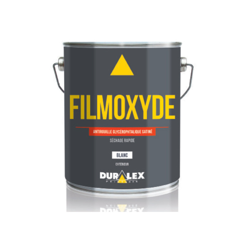 Antirouille glycérophtalique satiné Filmoxyde blanc 3L DURALEX 110100131