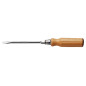 Tournevis manche bois pour vis à fente 6,5x125mm longueur totale 240mm FACOM ATHH.6.5X125