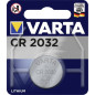 Pile bouton lithium 3V CR2032 VARTA 6032101401