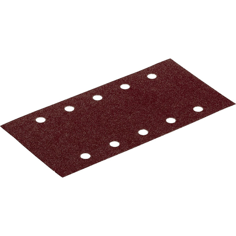 Boîte de 50 feuilles abrasives VC 152 VELOURS rectangulaires 115x230mm Grain 80 10T HERMES 6075356