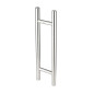 Ensemble de poignées tubulaires à tirage Série 5210 32X400mm inox HERACLES B INOX PT005