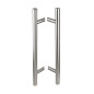 Ensemble de poignées tubulaires à tirage Série 5240 32X400mm inox HERACLES B INOX PT019