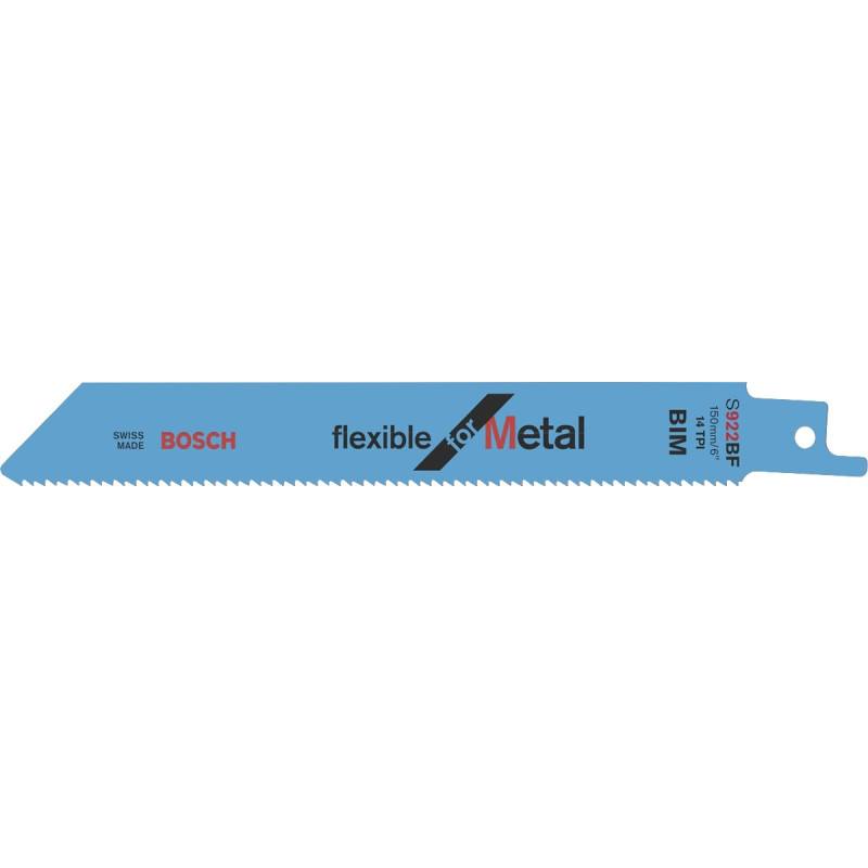 Lames de scie sabre S 922 BF Flexible for Metal BOSCH 2608656014