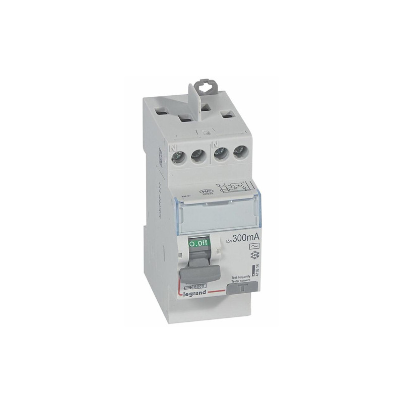 Interrupteur différentiel DX³ ID 2P 230V 40A type AC 300mA LEGRAND 411614