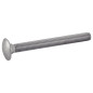 Vis à métaux tête ronde collet carré inox A2 DIN 603 10X100 boîte de 50 ACTON 6221310X100