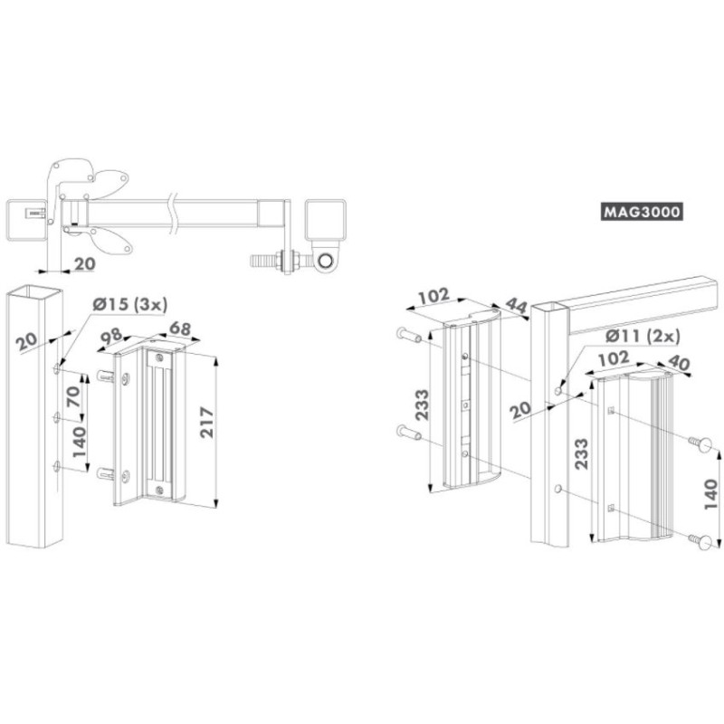 Ventouse LOCINOX MAG 3000