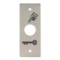 Plaque inox gravee symbole cle diametre 19mm SEWOSY PBP19_3