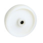 Roue polyamide 6 blanc 125mm AVL 290110A