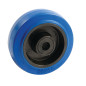 Roue non tachante bleue 125mm AVL 207358A