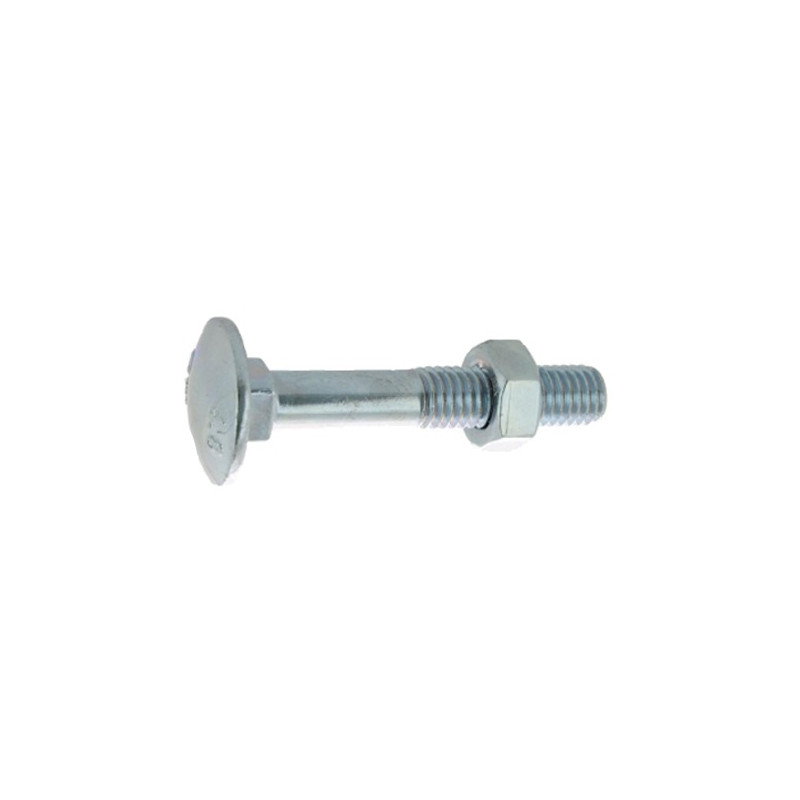 Boulon pour bois à tête ronde collet carré Japy classe 4.8 DIN 603 555 7X90 boîte de 100 ULTIMA 80407090