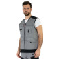 Gilet de travail TROWEL sans manches 9ATTUP gris noir T0 LAFONT LA 9ATTUP 887 0