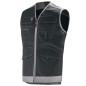 Gilet de travail TROWEL sans manches 9ATTUP noir gris T0 LAFONT LA 9ATTUP 985 0