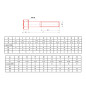 Vis à métaux tête hexagonale zinguée classe 8.8 DIN 931 filetage partiel clé 24 16X150 boîte de 25 ULTIMA 84416150