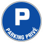 Panneaux d’obligations ronds 300mm Parking privé NOVAP 4060446