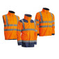 Veste KANATA PU HI VIZ 3M orange fluo marine TL COVERGUARD 7KANOL