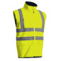 Veste HARBOR PU HI VIZ 3M jaune fluo marine TL COVERGUARD 7KANYL