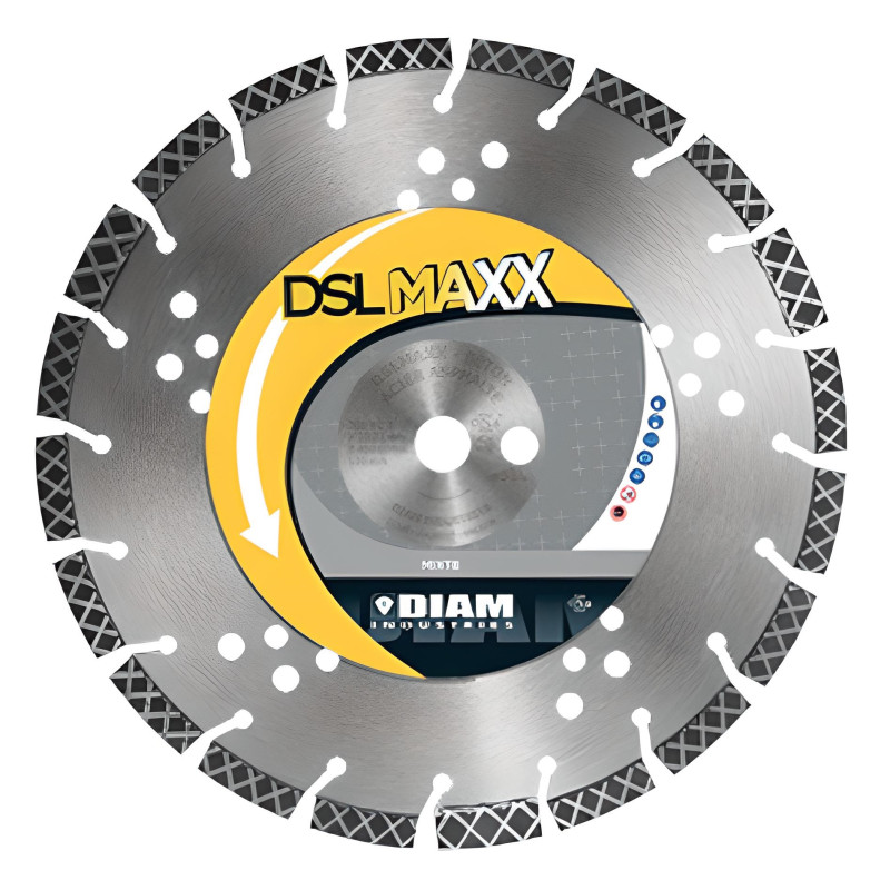 Disque diamant mixte 125x22,23mm DIAM INDUSTRIES DSLMAXX125 22