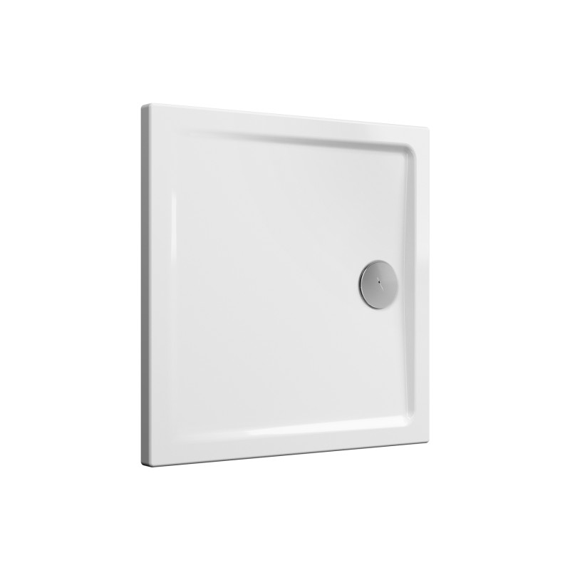 Receveur ultra plat à poser ou à encastrer PMR CASCADE 80x80x4 VITRA 5761L003M0578