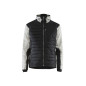 Veste de travail à capuche hybride gris granulé noir TS BLÅKLÄDER 593021179099S