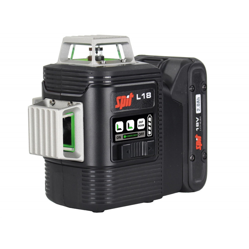 Laser vert 18V L18 3D 360° (sans batterie ni chargeur) avec trépied + coffret KEYBOX SPIT 054558