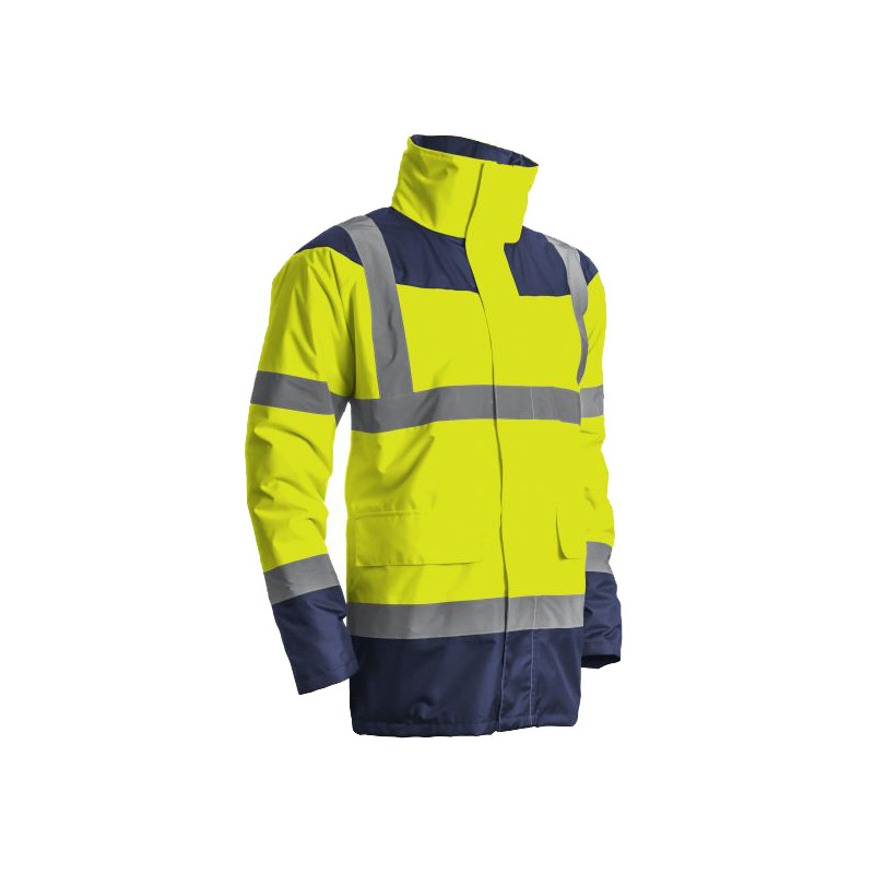 Parka haute visibilité KETA jaune fluo marine TL COVERGUARD 7KETYL