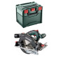 Scie circulaire 18V KS 18 LTX 57 (sans batterie ni chargeur) + coffret METABOX 340 METABO 601857840